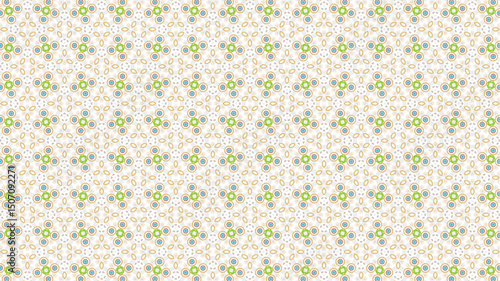 Trendy geometric floral abstract luxury pattern design.