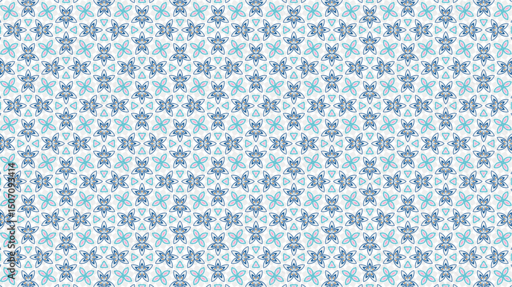 Trendy geometric floral abstract luxury pattern design. Trendy geometric floral abstract luxury pattern design.