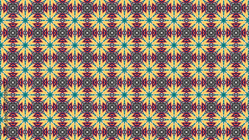 Trendy geometric floral abstract luxury pattern design.