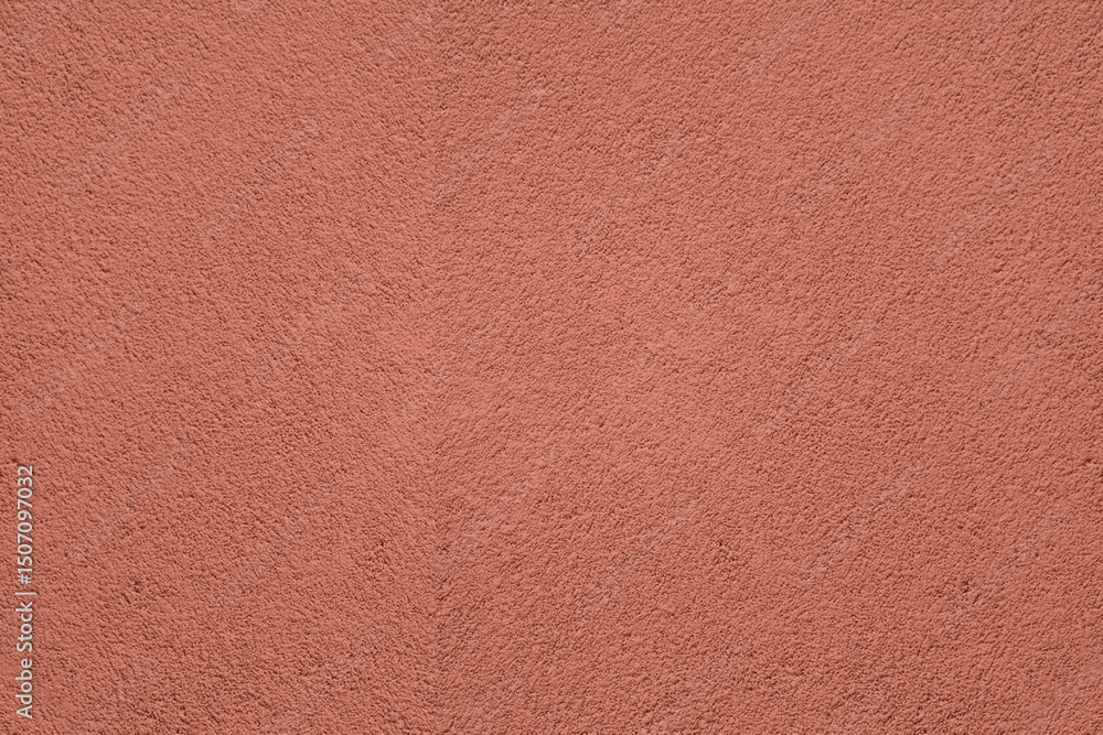 Fototapeta premium Peach fuzz trend 2024 color spot light, texture color abstract background, bright light template empty space grainy noise. Abstract art background light red pink. plaster stucco painting rose backdrop