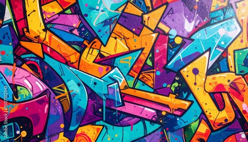 Wallpaper Mural Abstract Graffiti Texture Torontodigital.ca