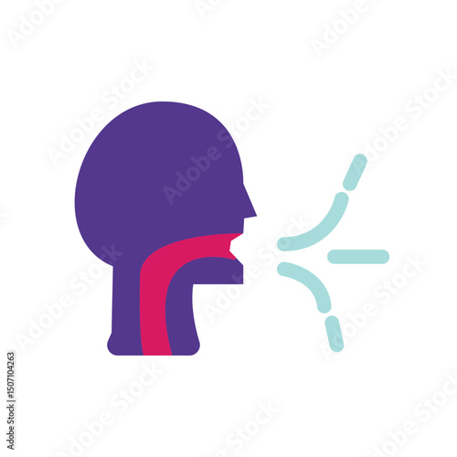 International Yoga Day Breathing Icon