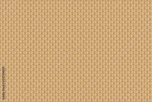 Vintage brown leather and fabric textures form a seamless textile pattern, perfect for an old-world canvas design