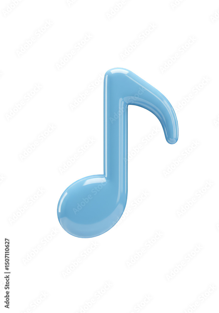 Isolated Blue Music Note with Harmony on Transparent Background PNG Isolated Blue Music Note with Harmony on Transparent Background PNG