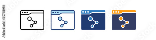 Sharing Icon Set Multiple Style Collection