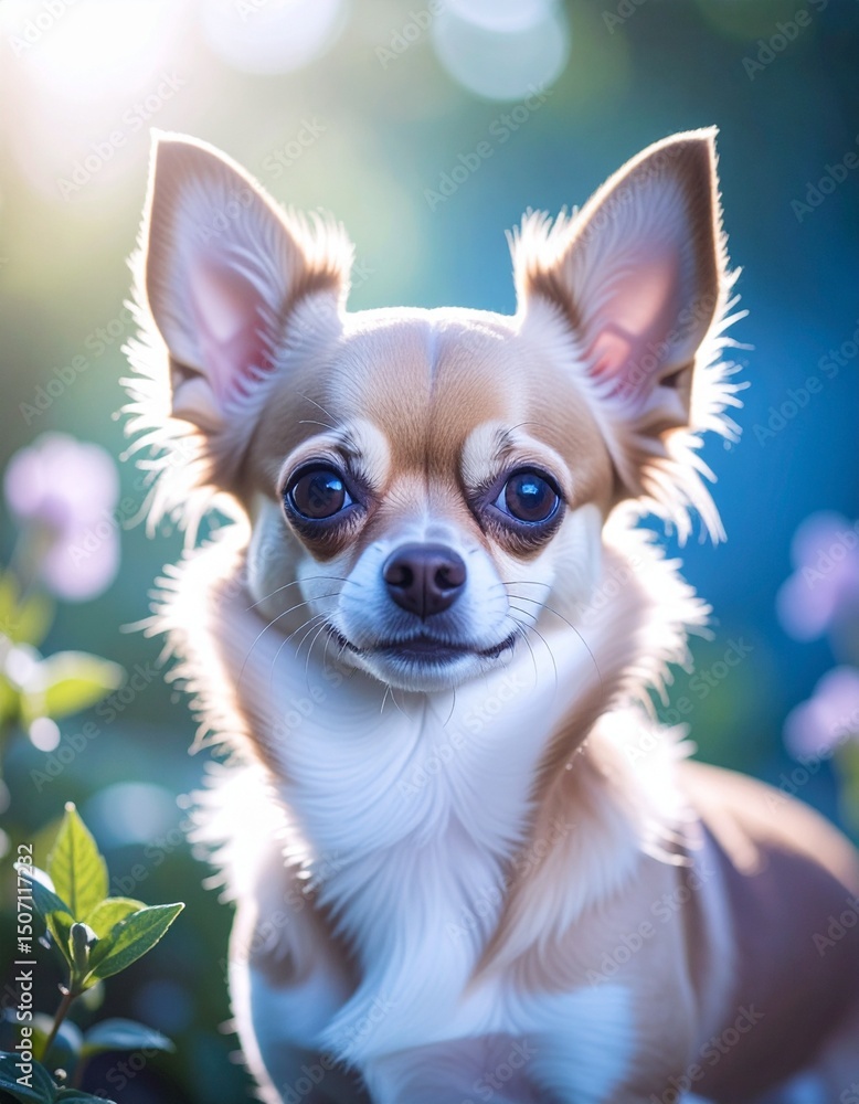 beautiful detailed close up image of a Chihuahua dog looking at camera beautiful detailed close up image of a Chihuahua dog looking at camera