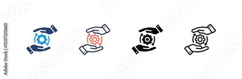 Change Management Icon set multiple style collection