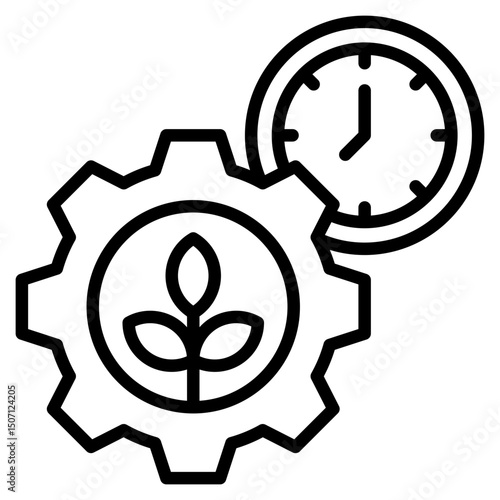 Efficiency line icon