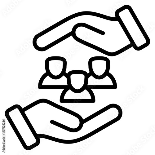 Social line icon