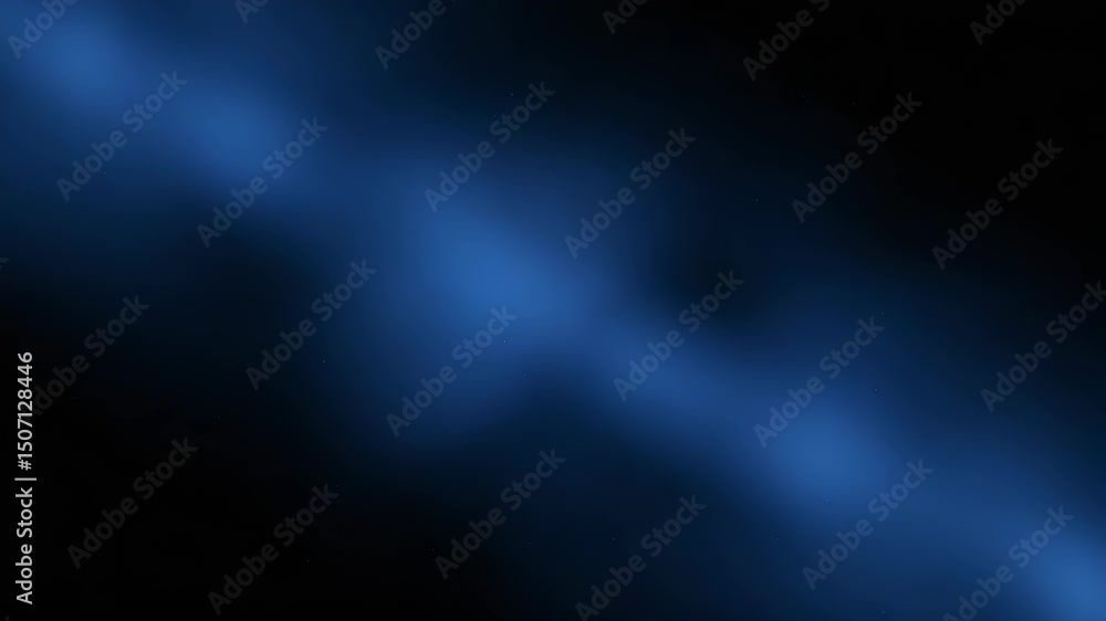 Abstract Blue Light Streaks Diagonal Across Dark Black Background with Starry Points Abstract Blue Light Streaks Diagonal Across Dark Black Background with Starry Points