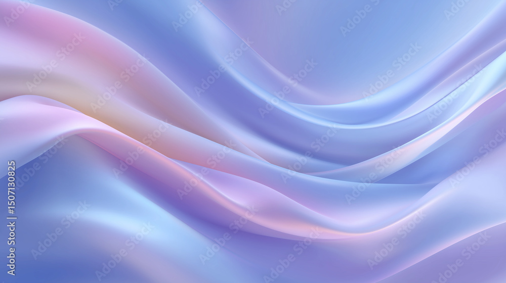 Naklejka premium Soft Abstract Pink and Blue Texture with Gentle Waves