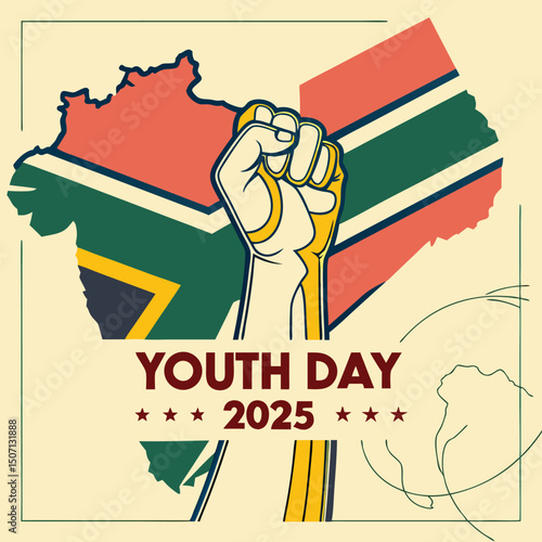 Youth Day Celebration in South Africa – June 16 Heart-Shaped Design with Balloons