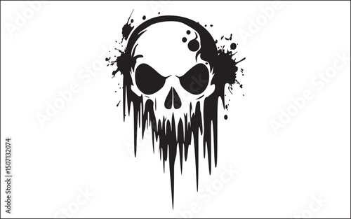 halloween skull and crossbones