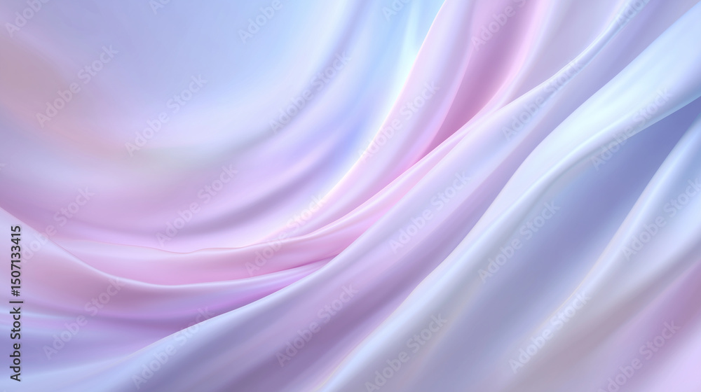 Obraz premium Soft Abstract Waves in Pastel Colors for Elegant Designs