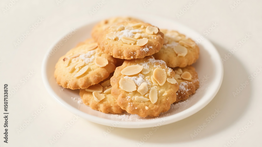 cookies with almonds cookies with almonds