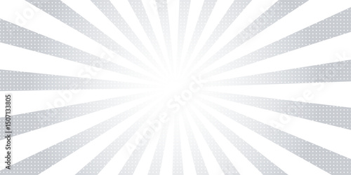 Ray sun light. Sunburst background. Radial circle line. Pattern starburst. Comic beam lines. Sun effect rays. Abstract firework. Concentration stripe. Cartoons lightning style. Vector illustration