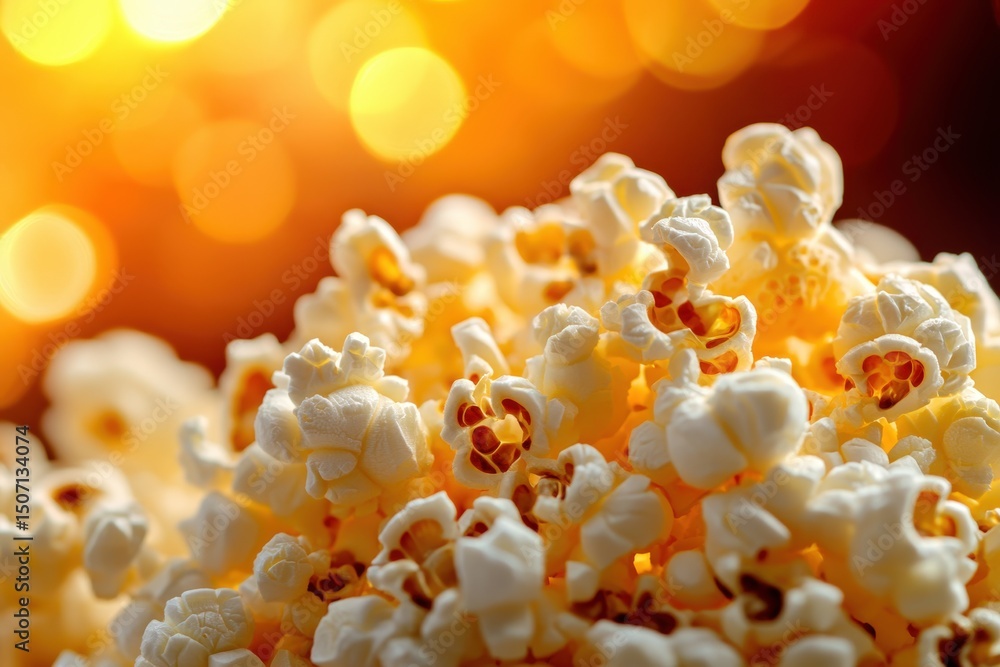 A popcorn kernel is in the middle of popping. A popcorn kernel is in the middle of popping.
