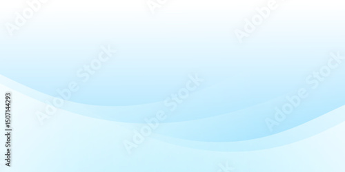 Abstract white wavy glowing lines on a blue background. Futuristic digital high-technology pattern. Health Care concept. Vector illustration