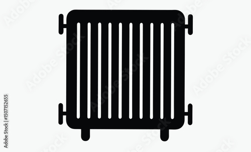 Radiator Icon Silhouette