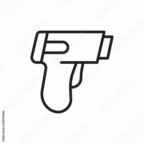 Thermometer temperature measure icon vector sign