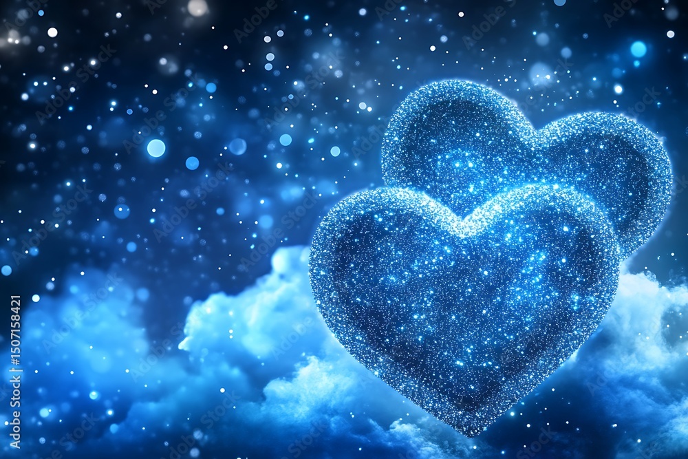 Fototapeta premium heart of the stars