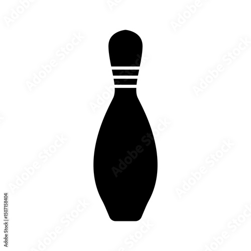 bowling pins isolated on white