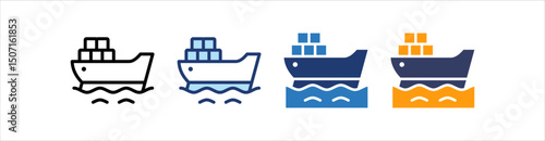 Cargo Ship Icon