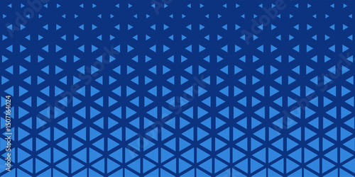 Triangles Halftone Pattern Vector Abstract Geometric Technology Background. Triangular Half Tone Texture. Minimal Style Dynamic Tech Wallpaper