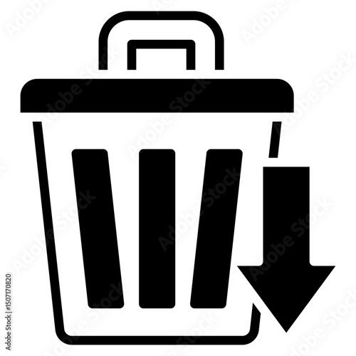 Reduction outline mixed icon