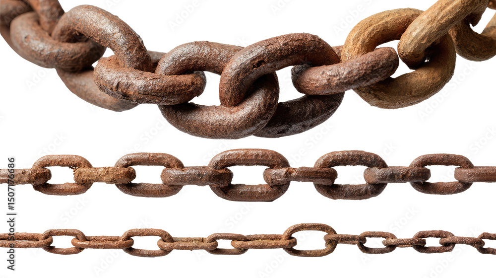 Rust and Resilience: A macro view captures the rough texture and strength of a rusty chain, a metaphor for the enduring strength and connection. Rust and Resilience: A macro view captures the rough texture and strength of a rusty chain, a metaphor for the enduring strength and connection.
