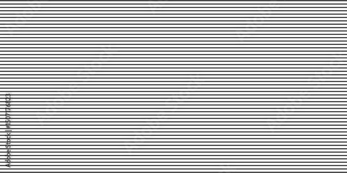 Horizontal line pattern. From thin line to thick. Parallel stripe. Black streak on white background. Straight gradation stripes. Abstract geometric patern.