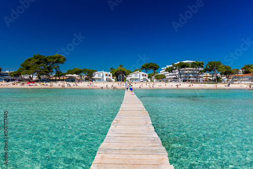 Wallpaper Mural Playa de Muro Mallorca Majorca Torontodigital.ca