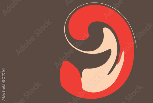 Abstract background design, the red background uses for advertising, book page, paintings, printing, mobile backgrounds, book, covers, screen savers, web page,