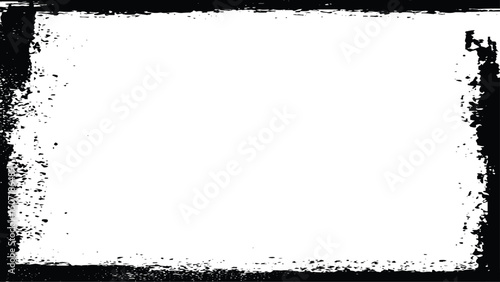 Grunge Frame Empty - Vector Illustration. 