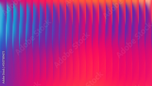 Gradient Background Abstract Glass Neon Fractal Blur Pattern. Blue Aura Glossy mesh hologram effect with multicolored fluid distortion. Neon poster wallpaper featuring soft prism light.