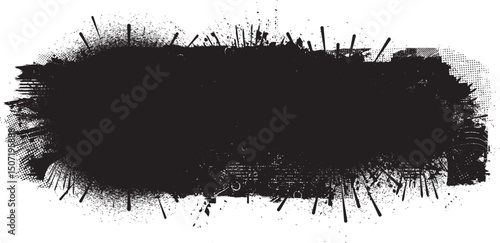 ink splashes for speckle effect .Set of Black Spray Blot of Ink. Place blobs, stains and splats in this pack over any object to create grunge effect .Spray paint drips .abstract vector.
