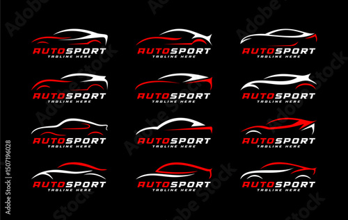 car sport logo design collection