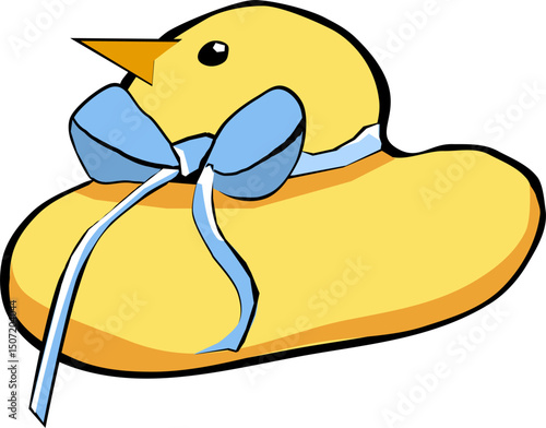  Plaża – kaczka, wektor