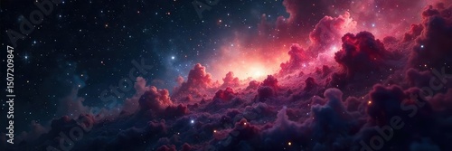 Intricate details of a dark, swirling nebula captured in slow motion against a deep black backdrop, revealing cosmic dust and gas in mesmerizing detail , interstellar, dark matter