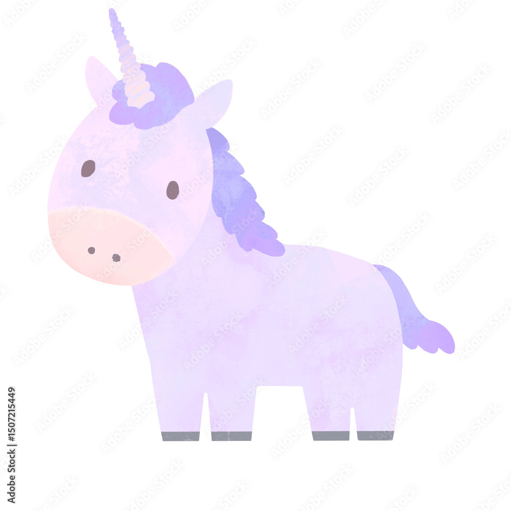 Fototapeta premium 午年 ユニコーンのイラスト