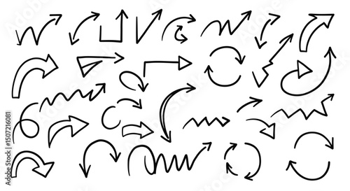 hand drawn vector alphabet