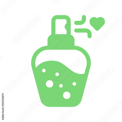 perfume-bottle-heart-vector icon