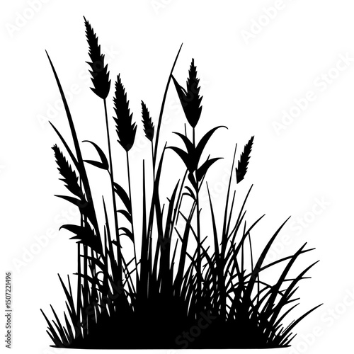 grass, nature, plant,leaf,ambush isolated vector 