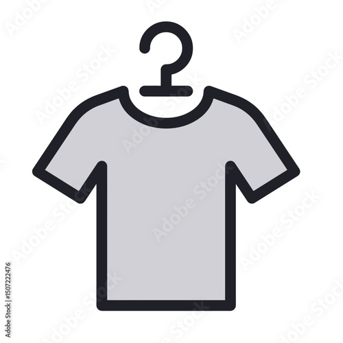 cloth hanger vector icon