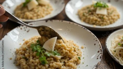 Fregola Sarda Pasta with Cheese and Herbs
