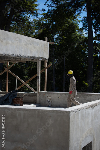 construction worker on the roof