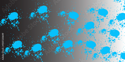 Abstract frame in light blue tone on a white background. Sporty design in grunge style. Illustration for sports, athletics, training, workout, etc.