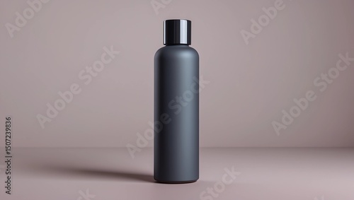 Wallpaper Mural black thermos cup on grey background Torontodigital.ca
