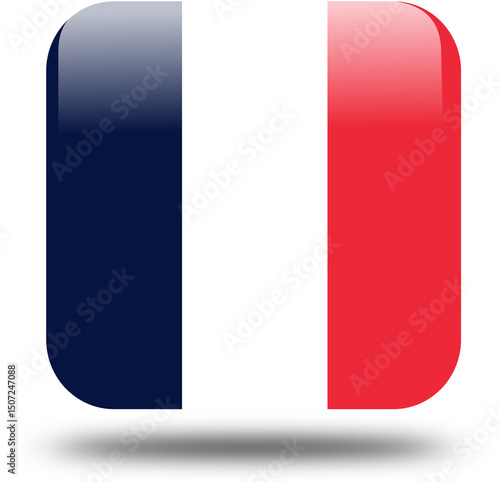 france Flag – 3D Square Icon Style with Drop Shadow, High Resolution PNG Free Download france Flag – 3D Square Icon Style with Drop Shadow, High Resolution PNG - GFXLoad