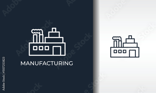 Manufacturing Vector, Icon Or Logo Sign Isolated Symbol Illustration